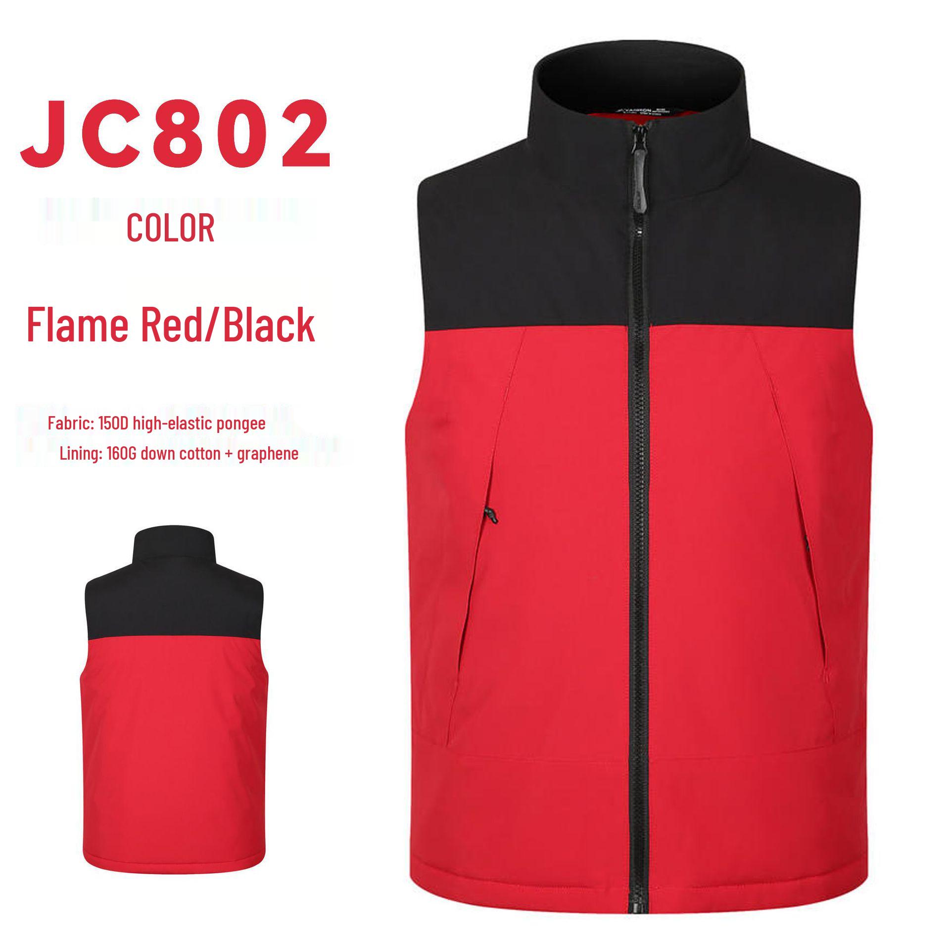 Custom Logo Graphene Vest: Breathable, Waterproof, Windproof & Warm for Outdoor Adventures. 3XL