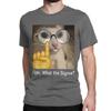Erm What The Sigma T Shirt Men Women Pure Cotton Awesome TShirt Round Neck Funny Meme Cat Tees Short Sleeve Tops Classic