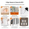 Joyoung 1.5L Double-Layer 304 Stainless Steel Electric Kettle CN plug (adapter included)