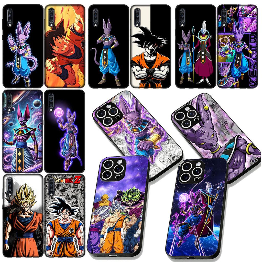 Beerus Dragons Goku Balls Whis Phone Case for Samsung Galaxy S22 S21 S20 FE Ultra Plus A35 A36 A37 A33 A34 A04 A71 Soft Cover