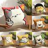 Funny Interesting Polar Bear Illustrations Pillow Case Home Living Room Decoration Linen Pillowcover Pillow Cases Cushion Cover