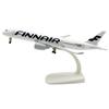 20CM A350 Finnair Airplane Kit Alloy Metal Diecast Airplanes with Wheels Airbus 350 Finland Plane Model for Collection Gift