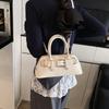 Shaped Shell Handbag Solid Color Single Shoulder Crossbody Bag Women Fashion