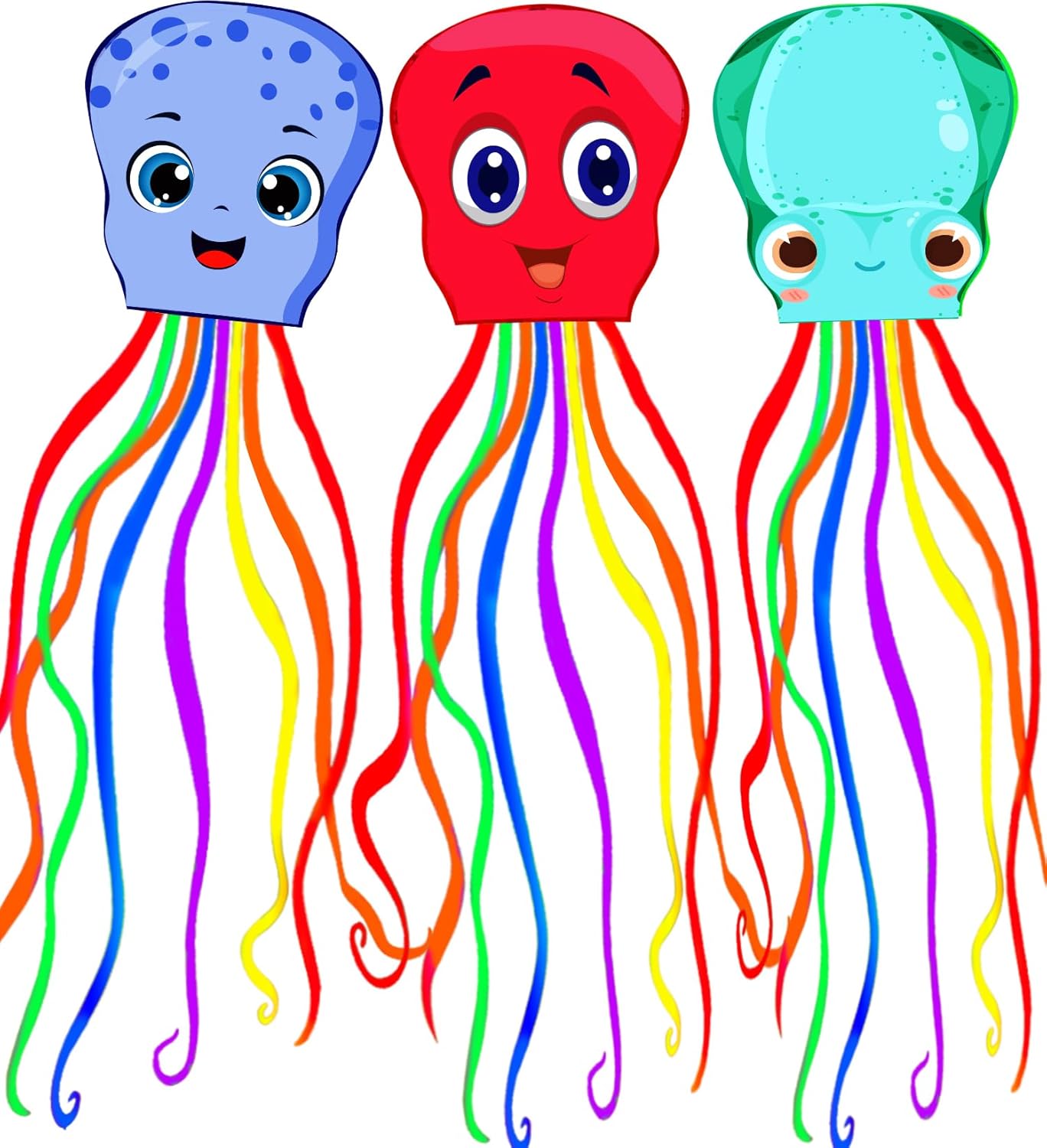 

Карикатурный осьминог-змей, Легко запускать, Уникальный дизайн конструкции, Отличная игрушка для улицы. Подходит для начинающих Style 1