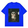 Bere Birra Cane Divertente Meme Grafica Magliette Unisex Unisex Moda Vintage T-shirt Manica Corta Larga Casual Cotone T-shirt Streetwear