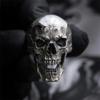 Γοτθικά Punk Υπερβολικά Δαχτυλίδια Κρανίο Δαίμονα Δροσερό Ανδρικό Δαχτυλίδι Κρανίο Biker από Ανοξείδωτο Ατσάλι 316L Hiphop Κοσμήματα Μοτοσυκλέτας Δώρο