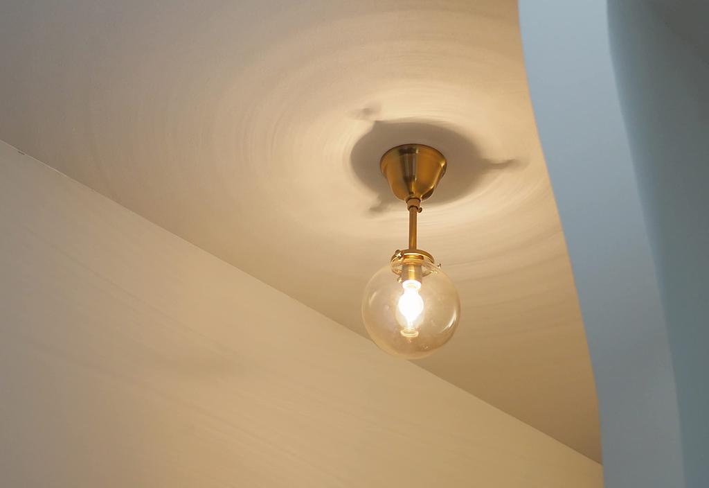 Interform LT-4304AM Rike Spotlight with Incandescent Bulb, Amber, Gold, Modern