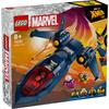 LEGO Super Heroes X-Men X-Jet Toy - Perfect Gift for Birthdays, Christmas, Boys, Girls, Children Ages 8, 9, 10, Elementary School Students - Marvel Go