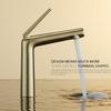 Bathroom Basin Faucet Hot and Cold Crane Brass Sink Mixer Single Lever Sink Faucet Water Faucet Crane Brush Gold