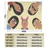 B-Bob Burgers Thanksgiving  Blanket Multiple Sizes Super Soft and Warm  Throw Blankets for Sofa Couch and Bed