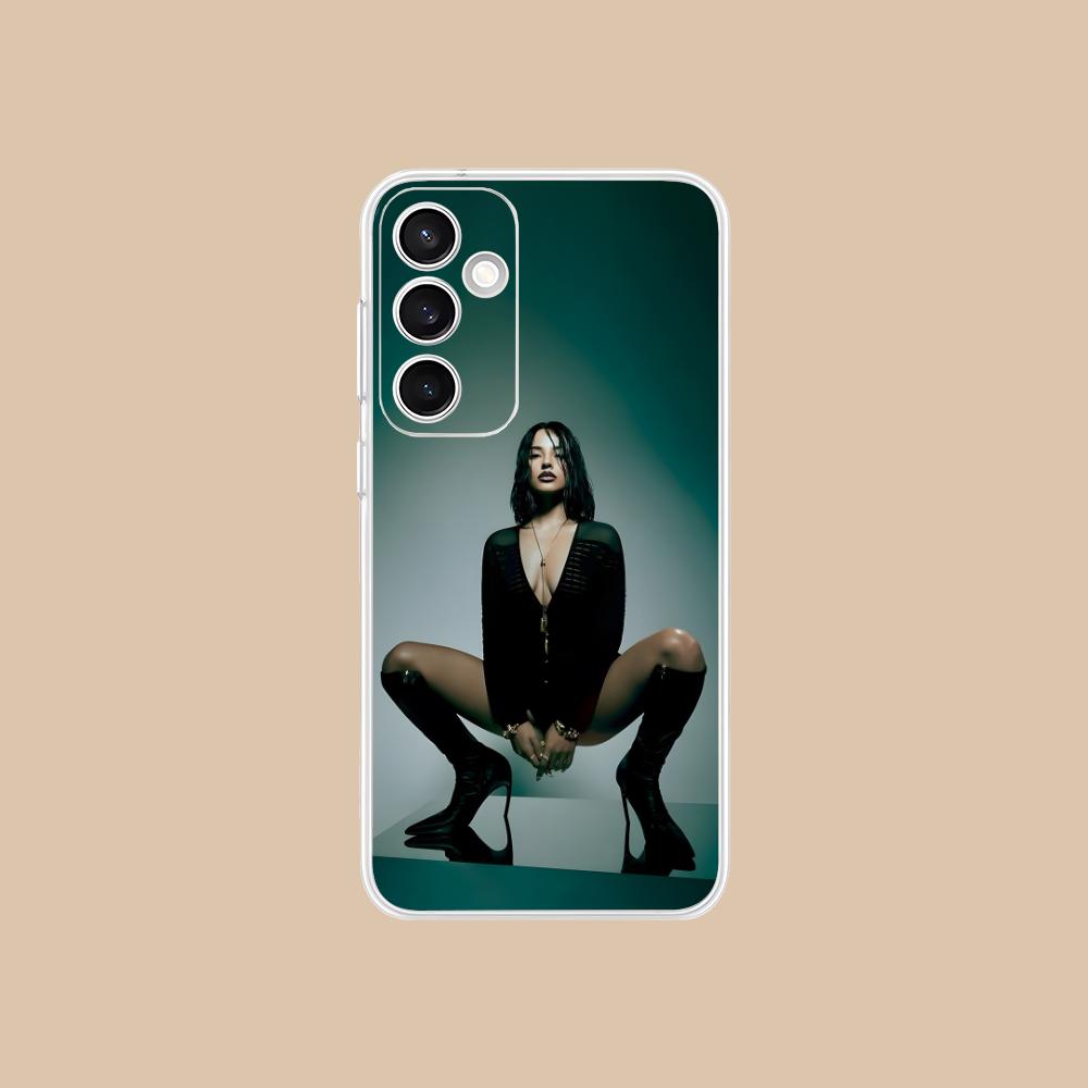 Fashion Becky G Clear Mobile Phone Case for Samsung Galaxy S25 S24 S23 S22 S21Plus FE Ultra Colorful Cover