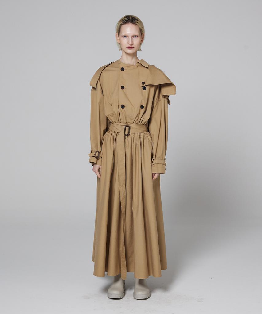 Meuameu Signature Trench Coat Dress
