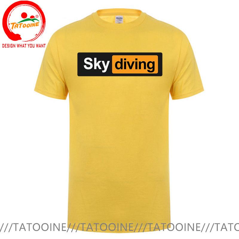 Funny Sky Diving Tshirt Skydiving T Shirt Unisex Sky Diver Diving Tee Shirt Oversized S6xl Tshirt Risky Extreme Sports Clothing