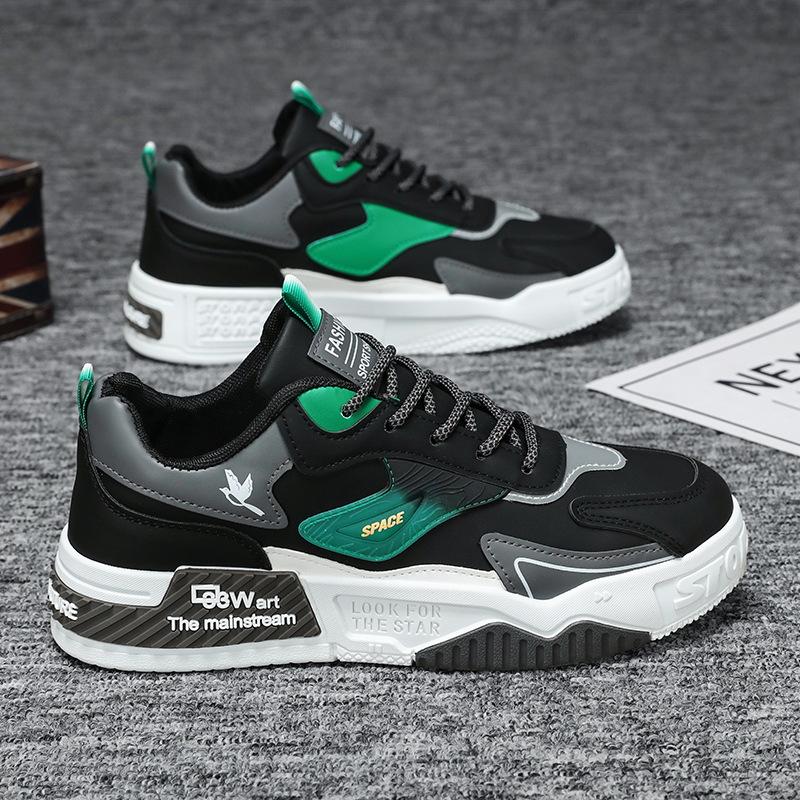 Men's shoes summer new trend versatile casual shoes platform non-slip daily travel play non-slip wear-resistant flat shoes