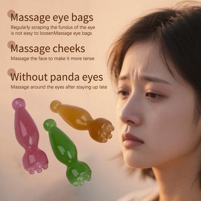 Smooth Face Massage Tools Resin Gua Sha Face Skin Care Massage Sticks Lotus Seedpod Shape Massager Facial Physiotherapy Tool