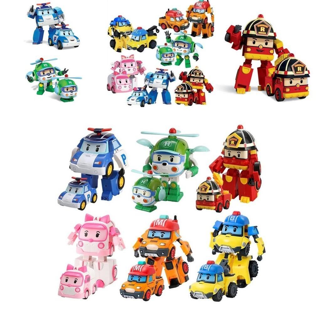 Trasforma il tempo di gioco del tuo bambino con l'Auto Giocattolo Robocar Poli Auto a Retrazione e Action Figure in Uno!