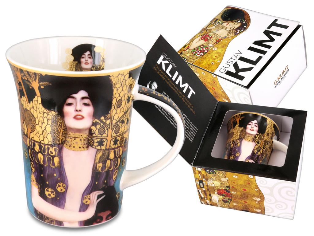 Kubek Porcelanowy Gustav Klimt Judyta Elegancki Prezent Dla Niej Dom