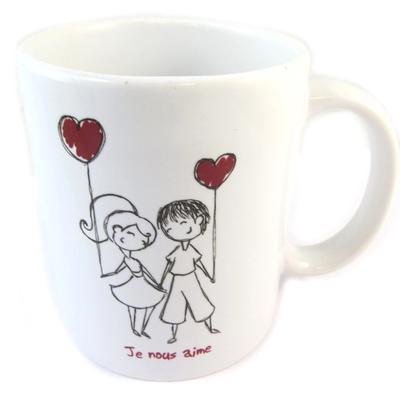 [P0344] - Ceramic Mug 'Love' (I Love Us)