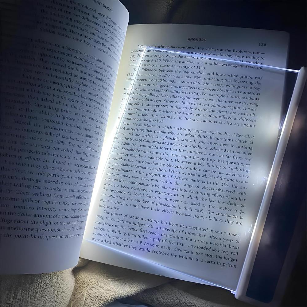 This Reading Lamp, Also Known As a Clip-on Reading Lamp, Is a Rechargeable, Transparent LED Tablet Reading Lamp, Suitable for Reading In Bed At Night.