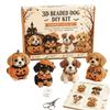 Süßes Design Halloween Perlenhund-Set Tierform Handgemachtes Perlenkunst-Set Heimdeko