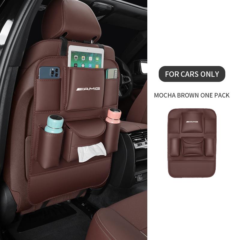 Borsa Organizer da Sedile Posteriore Anti-Calcio per Schienale Mercedes-Benz AMG Classe A C E V Sprinter GLC ML SLK SL CLS GLA GLK Vito GLB