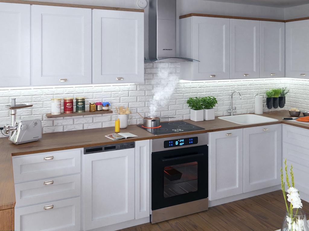 Campana extractora de cocina de chimenea Berdsen Bt-202 de 60 cm