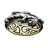 [Cenote] Black Panther Concho Button [Silver Accessory] s0011