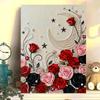 DIY Pearl Painting Kit Flower Rose Sunflower Orchids Lotus Iris Handmade Craft Art Pearl Painting for Home Wall Decor Gift for Women Adults Kids