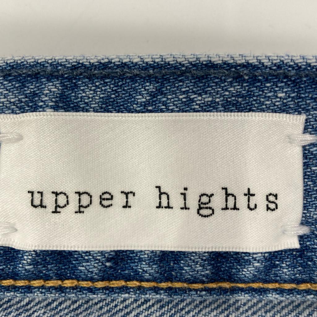 Upper Hights 188201502FLW FLOW Cobalt Cotton Zip Fly Wide Straight Denim Pants Bottoms 25 blueUsed