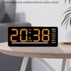 Smart Mute Led Electronic Wall Clock Modern Desk Clock Night Alarm Minimalist Thermometer Clock Home Decor For Room