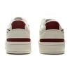 New LiNing Common 80s Anti Slip And Wear Resistant Height Increasing Low Top Skateboard Shoes Men's White Red AGCV023-1
