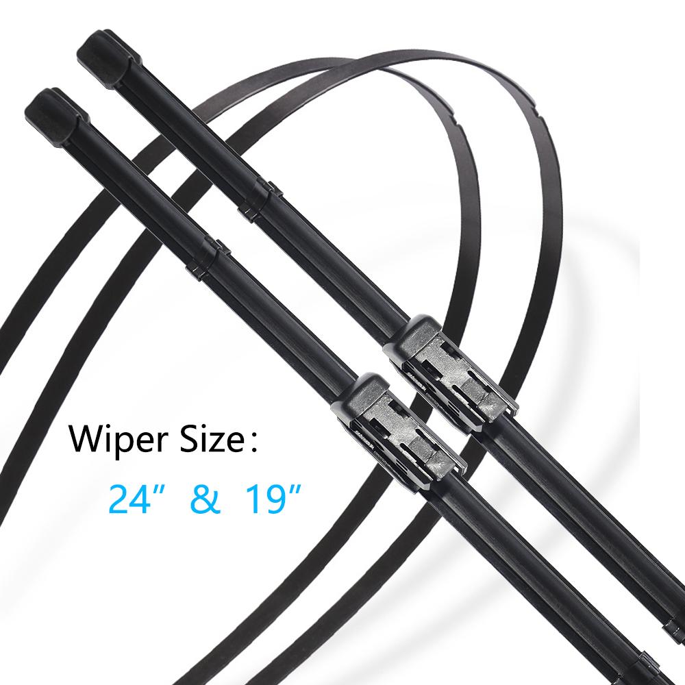 2x Für Honda Civic FE FL MK11 2022 2023 Für Rahmenlose Wischer Klingen Gummi Tablet Windschutzscheibe Windschutz Windows Ersatz