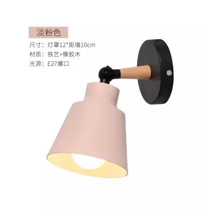 Xiaomi Lampada da parete per camera da letto in legno massello nordico moderno minimalista Macaron LED lampada da parete creativa soggiorno corridoio comodino lampada da parete