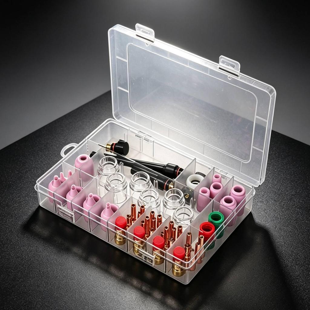 TIG Fusing Accessories Kit Organized Argon Torch Parts Sturdy for Workshop