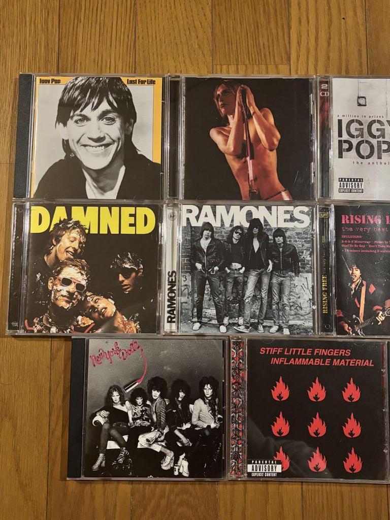 [USED] Iggy Pop, The Clash, The Damned, and Other Punk CD Sets