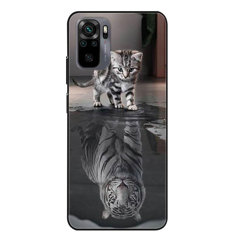 For Xiaomi Redmi Note 10s Case Shockproof Silicone Cartoon Soft Cover for Redmi Note 10 Pro Phone Cases Note10 4G 10T 5G 10 S