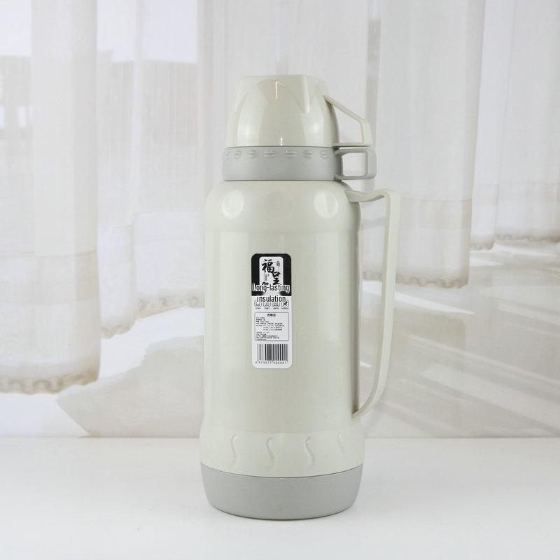 

Portable Large Capacity Vacuum Insulated Glass Thermos Flask for Students and Dormitories 1800ml белый