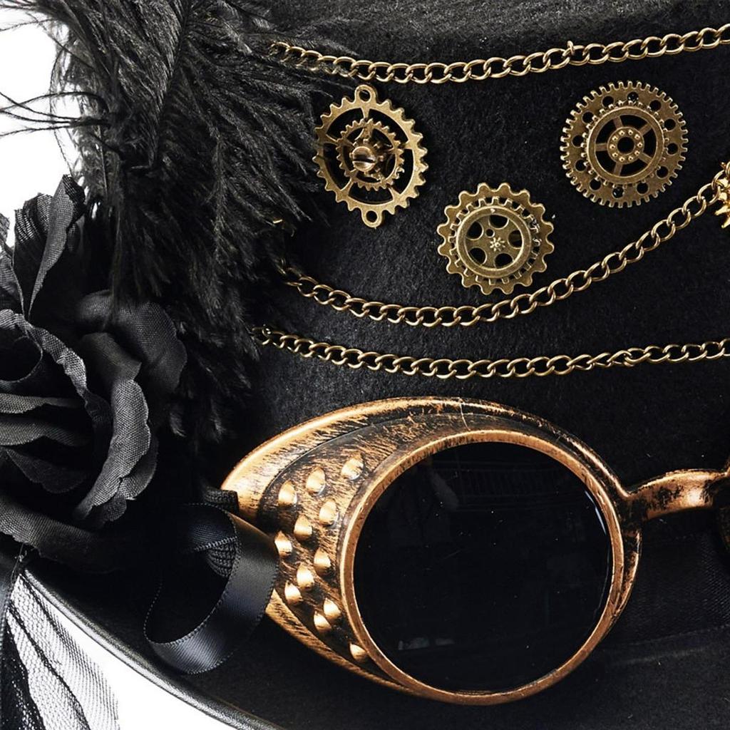 Steampunk Top Hat Creative Cosplay Headgear for Party Supplies Stage Performance