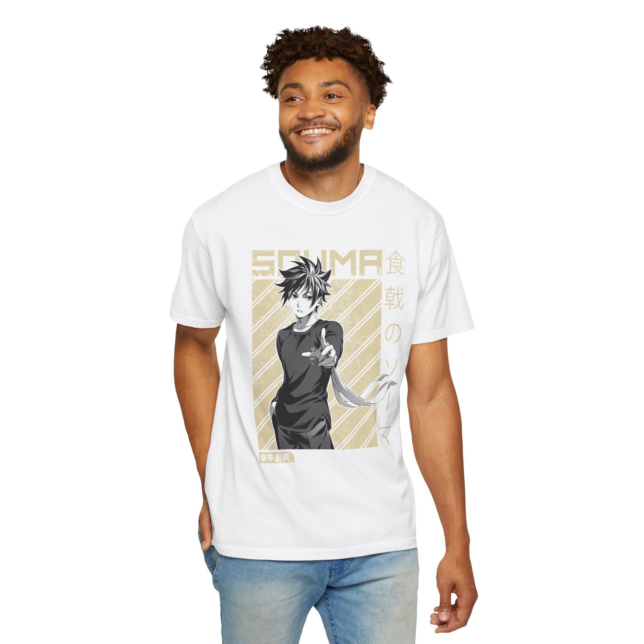 

Футболка унисекс из чистого хлопка Swaag Street с круглым вырезом для мужчин и женщин с цифровым принтом персонажа аниме Сомы Юкихира 103 S белый