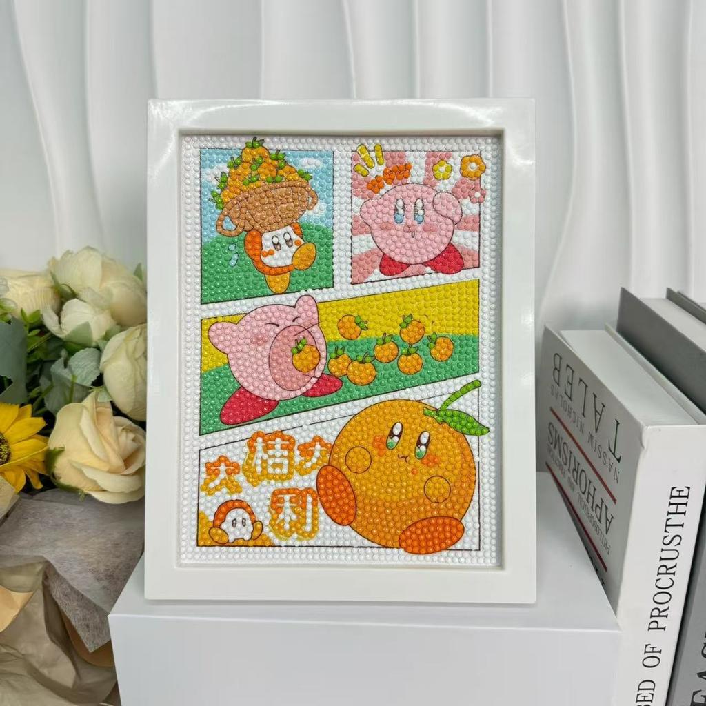 Children'S Diamond Painting Framed Handmade Diy Material Bag Sanrio Diamond Paste Painting Concentration Toy