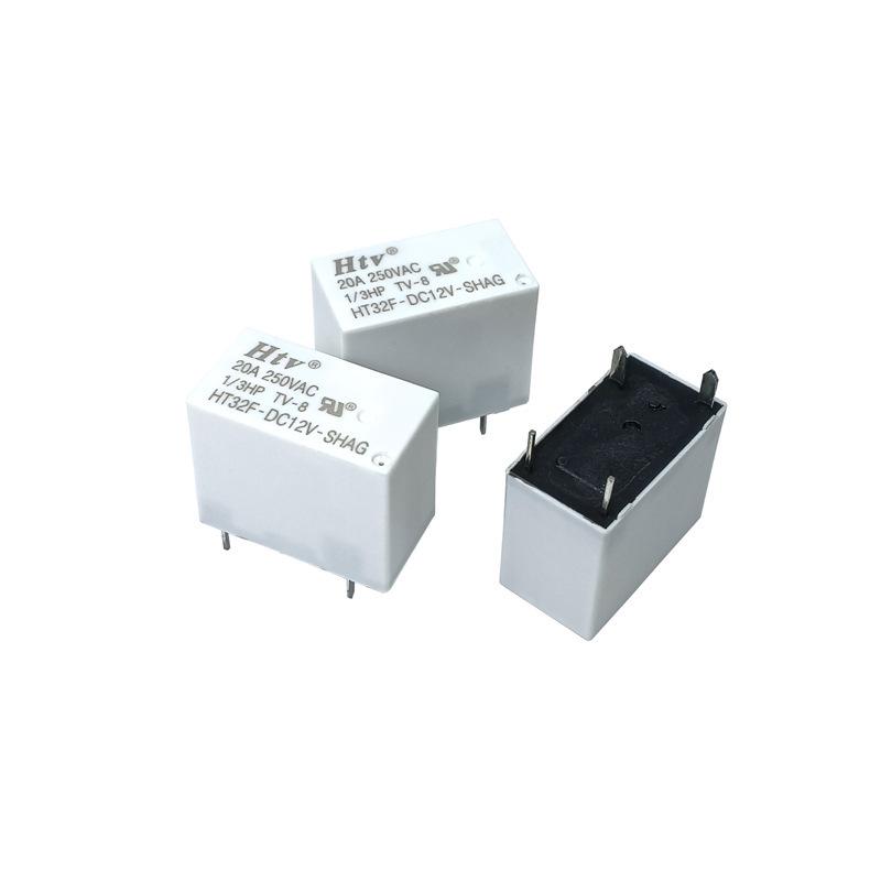 HT32F-DC12V-SHAG (20A) White Shell New Original HTV Boyue Power Relay Normally Open