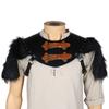 Medieval Leather Collar Shawl with Shoulder Guard , Halloween Medieval Costume, Medieval Shoulder Guard Costume