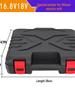 12V-18V Electric Drill Set: Lithium Battery, Charger, Storage Box, Screwdriver Kit
