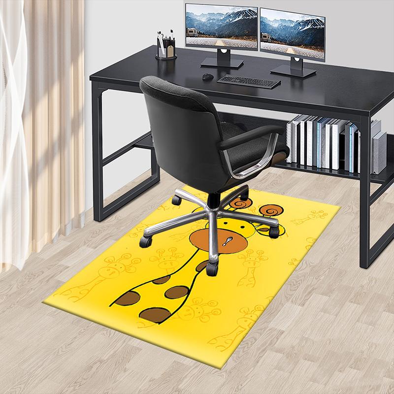 1PC giraffe pattern Extra Large Non Slip Floor carpet, Office, family, bedroom Large Area Rug Indoor Rugs, Vibrant Colors