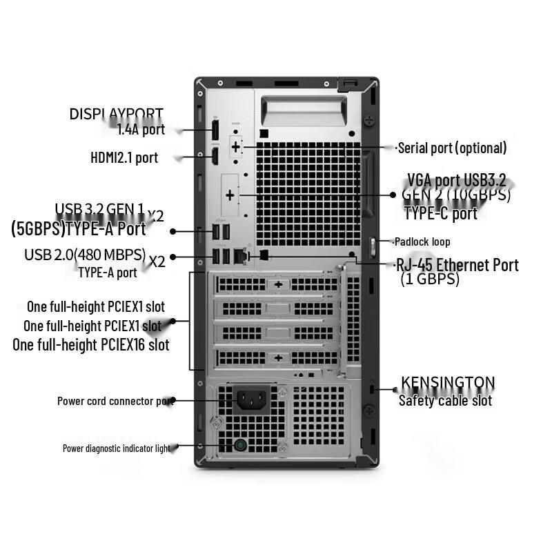 Dell QCT1250 Professional Desktop Workstation (CN version)