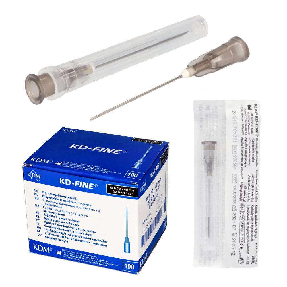 Injection Needles 23G 0.6mm X 80mm Kdm Kd-Fine 50 Pcs