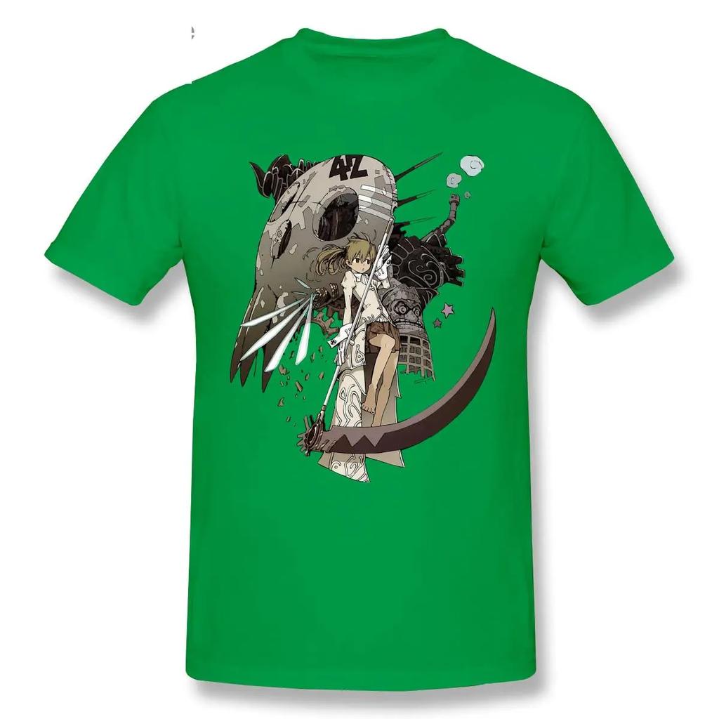 Classic Short Sleeve Casual Unisexs Oneck 100 Cotton Tshirts Fashion Graphic Tshirt Cartoon Anime Soul Eater T Shirt Tee Tops