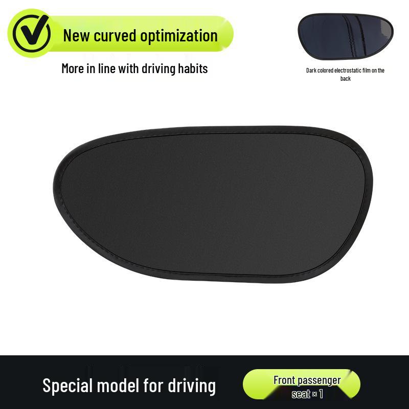 Magnetic Titanium Silver Car Window Sunshade and Privacy Curtain