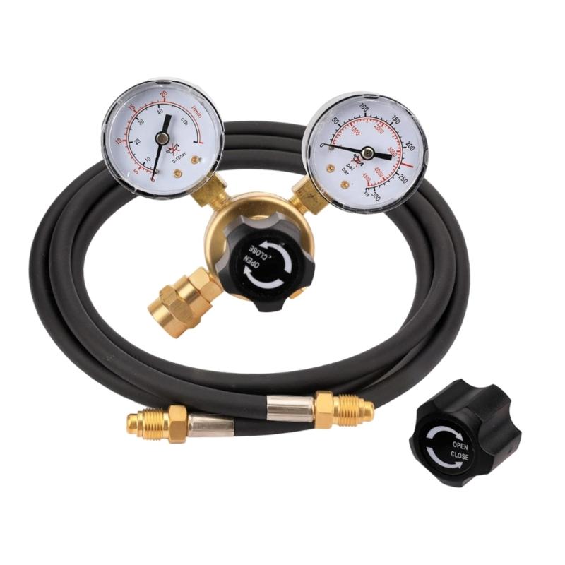 Einstellbarer Argon CO2 Gasregler mit präziser Druckregelung WX 02 AR/CO2 für Schweiß- & Industrieanwendungen