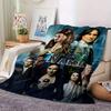Once Upon A Time Beauty Beast Rose Castle Characters Four Seasons Blanket Customized With Your Name Lightweight And Warm Perfect Gift For Home Office